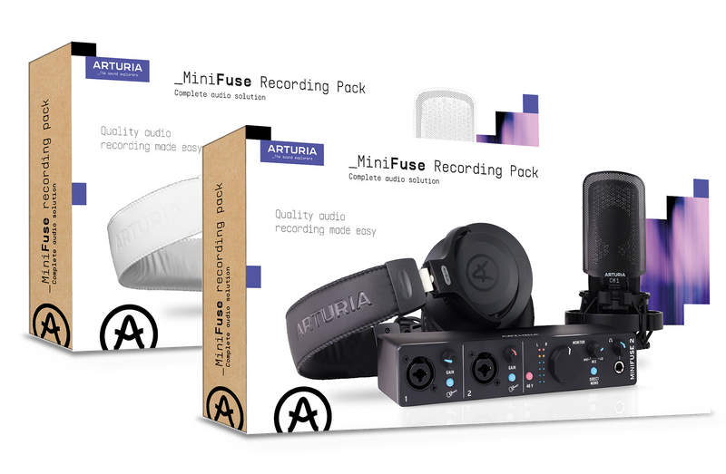 ARTURIA MINIFUSERECORDINGPACKBK - Recording Pack Complete audio solution