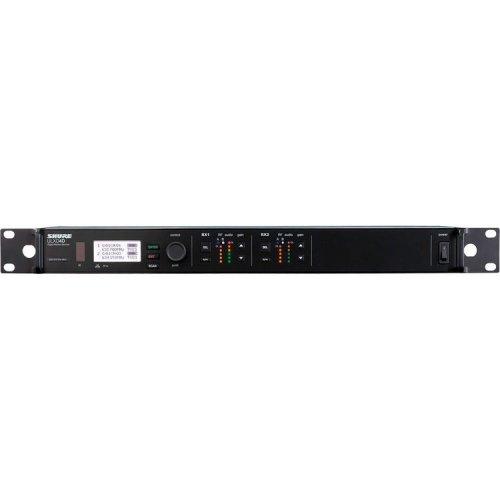 Shure ULXD4D-G50 Wireless Receiver - Shure ULXD4D-G50 Dual Channel Digital Wireless Receiver Frequency G50