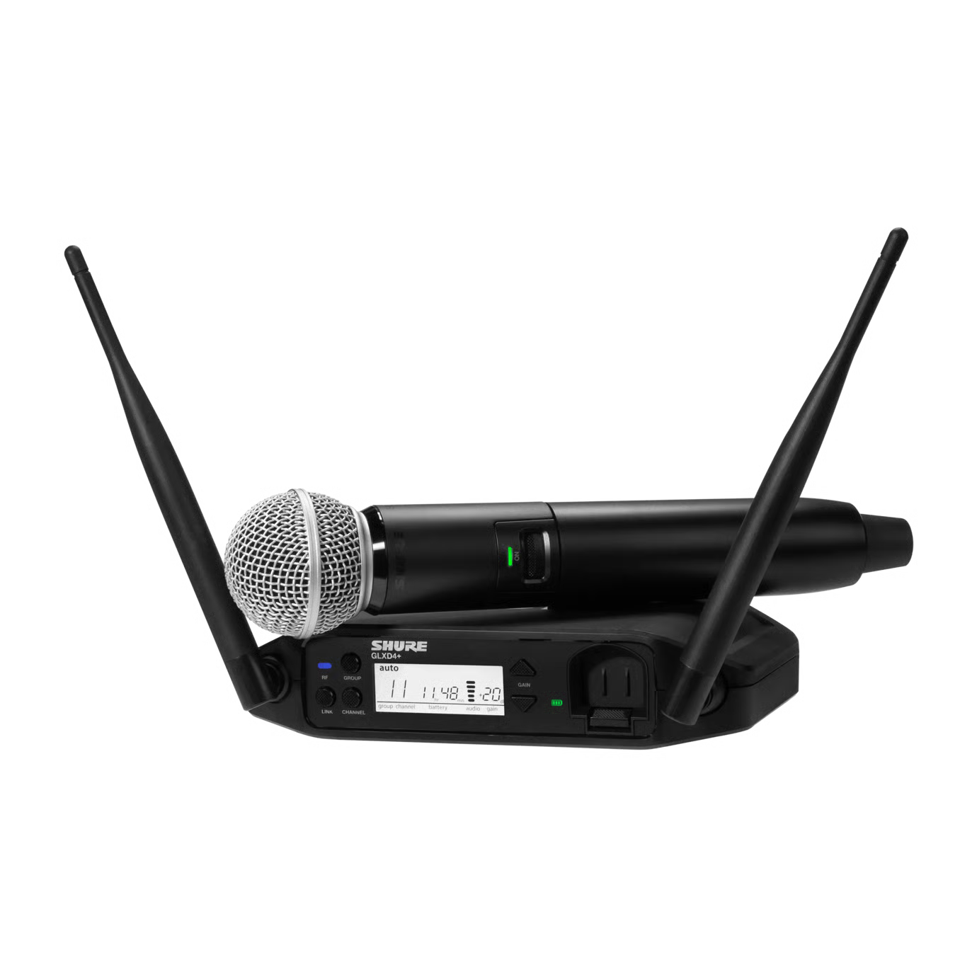 SHURE GLXD24+/SM58 Z3 Wireless system with SM58 (rechargable lithium battery)
