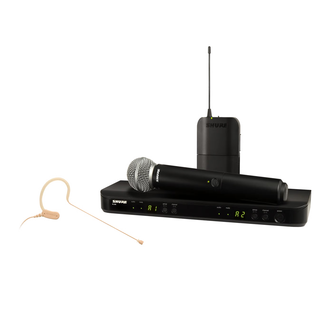 Shure BLX1288/MX153 - Wireless Combo System with SM58 Handheld and MX153 Earset