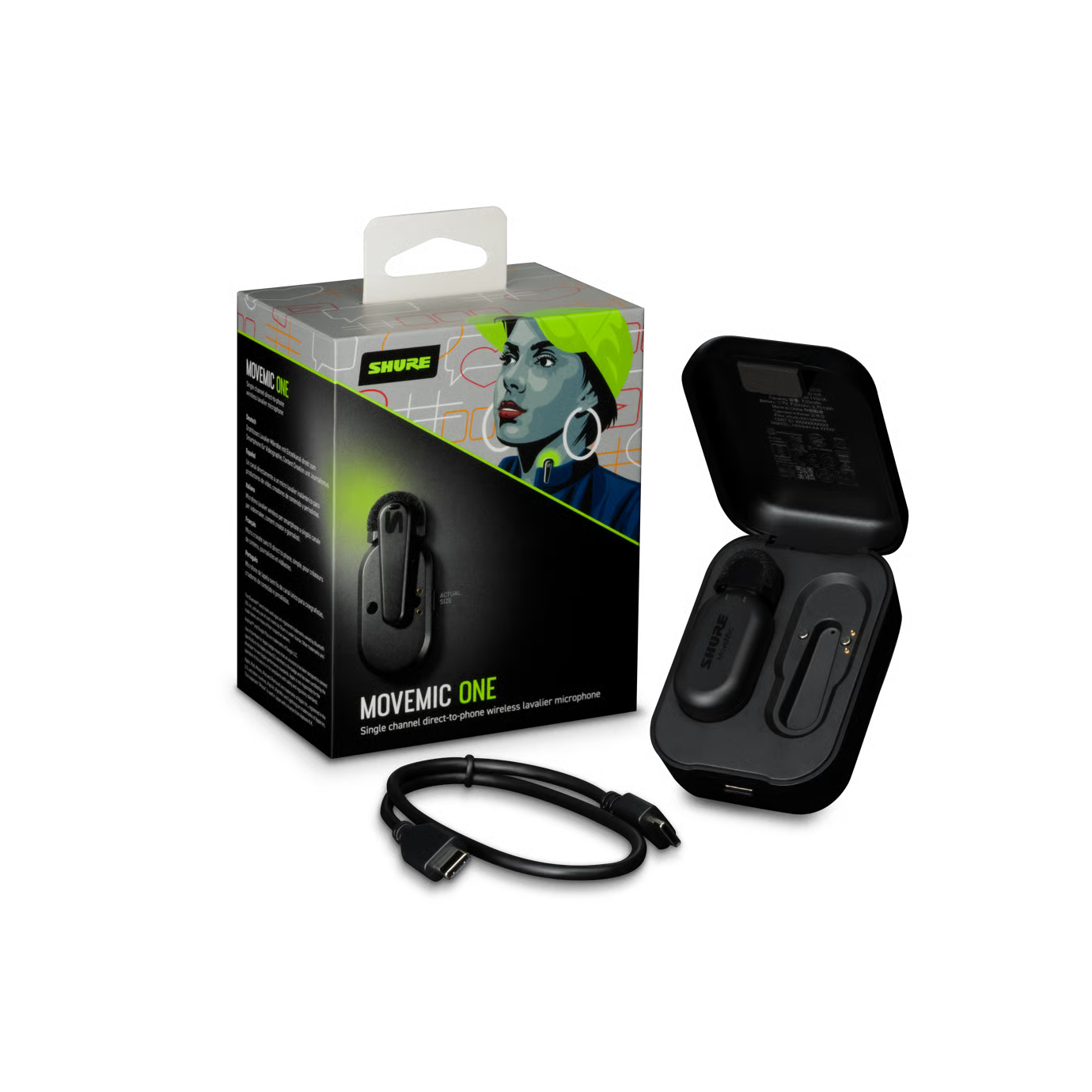 SHURE MV-ONE-Z7 - Single-Channel Wireless Lavalier Microphone