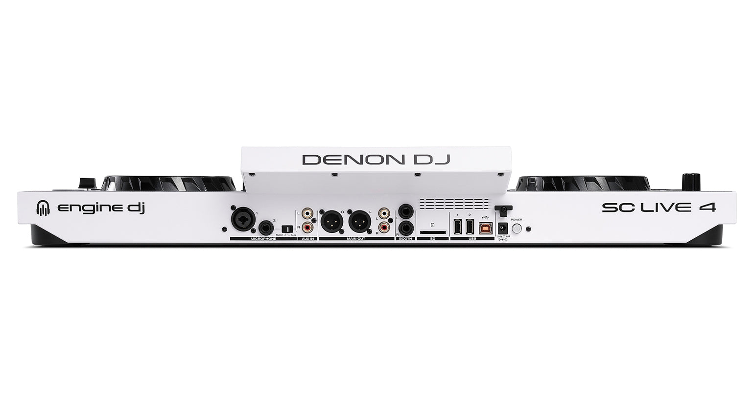 DENON DJ SC LIVE 4 WHITE - 4 Deck Standalone DJ System with WiFi