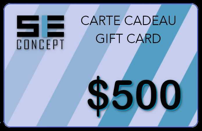 SE Concept - Gift Card (10$ & PLUS)