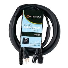 AMERICAN DJ SKAC10 - 10 Foot AC/XLR Combo Cable
