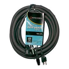 AMERICAN DJ SKAC25 - 25 Foot AC/XLR Combo Cable
