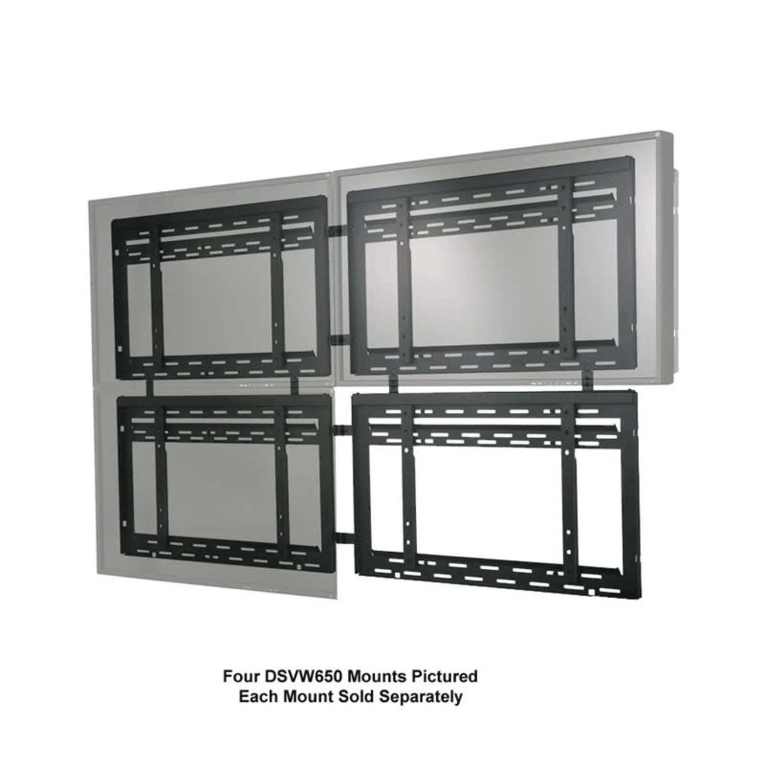 PEERLESS-AV - DS-VW665 (4 available at this price) Flat Video Wall Mount for 40" to 65" Flat Panel Displays