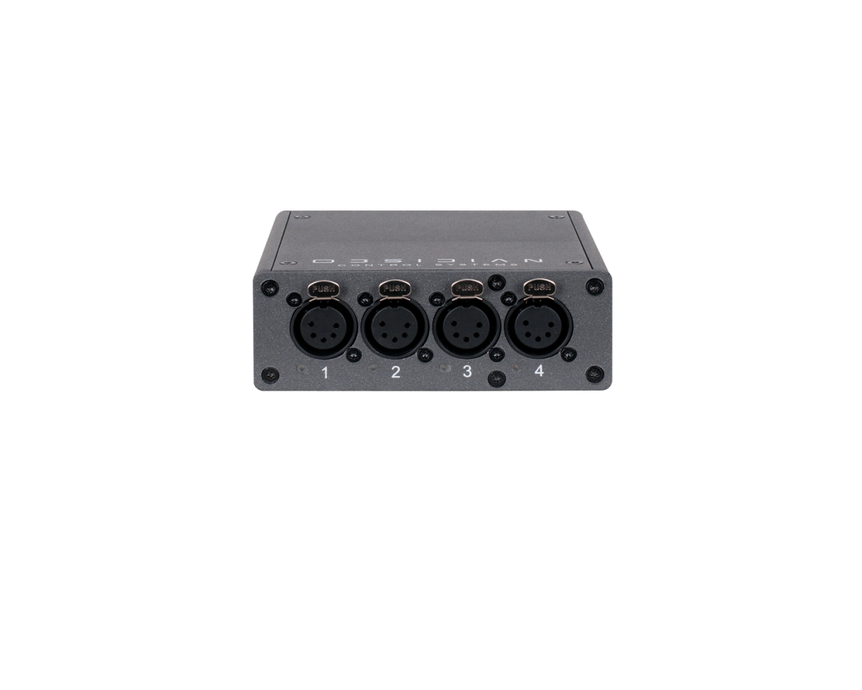 OBSIDIAN EP4 Ethernet to DMX gateway with 4 RDM compatible ports