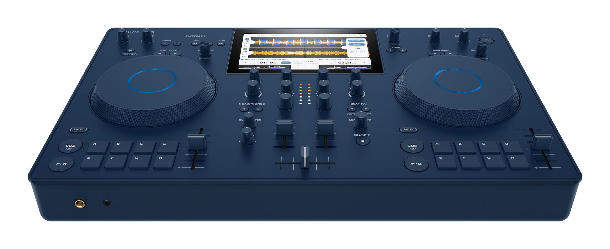 AlphaTheta OMNIS DUO - 2-channel portable all-in-one system with touchscreen and battery-powered