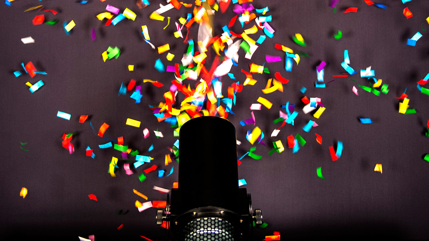 CHAUVET FUNFETTI-SHOT Confetti machine - Chauvet DJ FUNFETTI-SHOT Professional Confetti Launcher Perfect For Concerts Parties Or Special Events