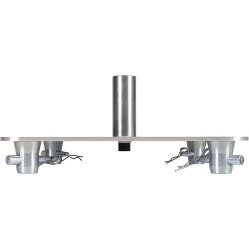 Global Truss F34-SQ-4137-SAP GTR Clamps and Accessories - Global Truss F34-SQ-4137-SAP Base Plate 12''X12'' w/ Speaker Mount