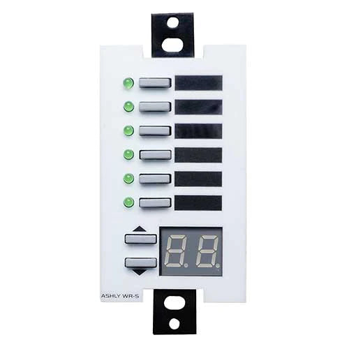 WR-5 - Ashly WR-5 Programmable Mulit-Function Wall Plate Remote (Decora Style)