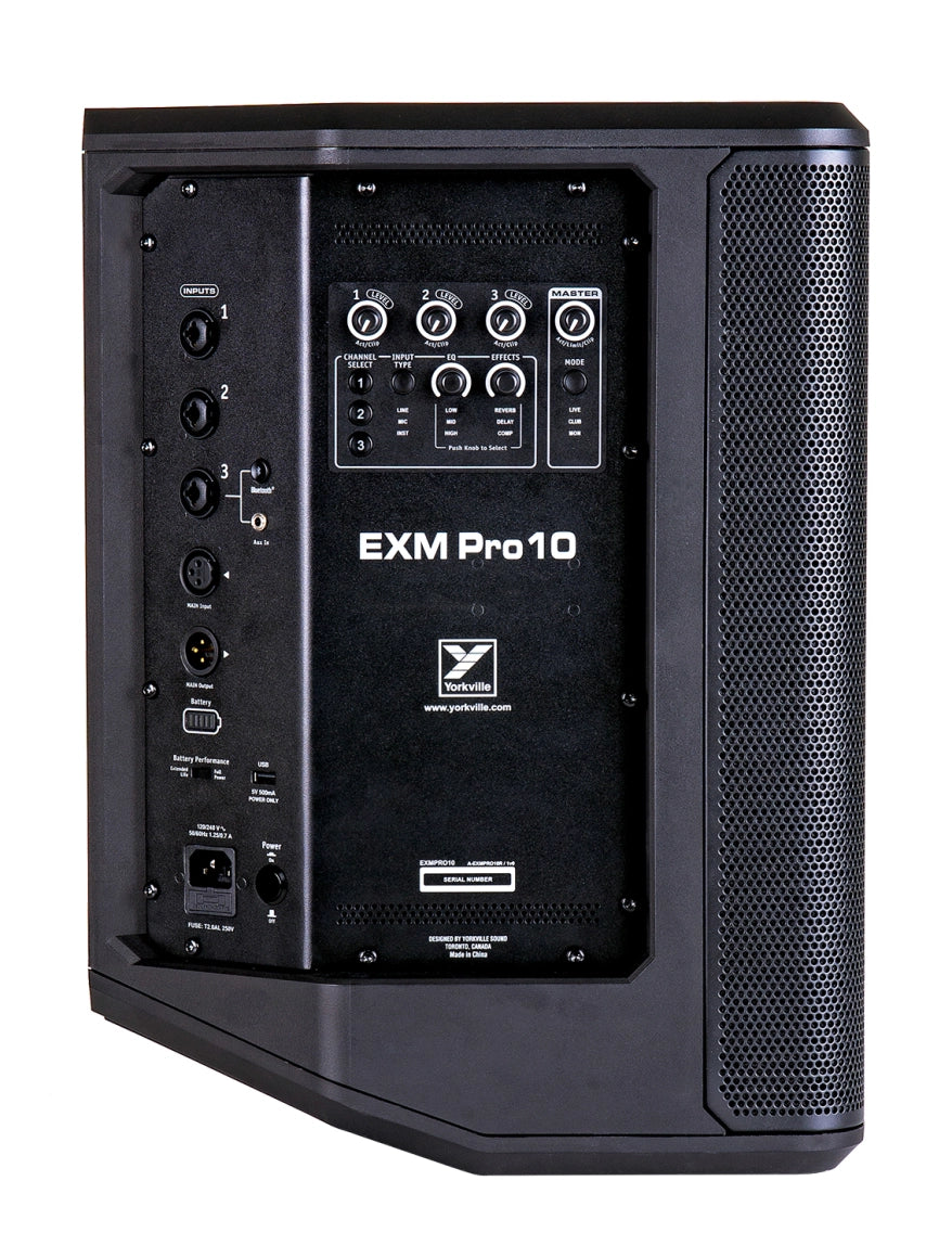 YORKVILLE EXM-PRO10 - EXM Battery-Powered PA Speaker