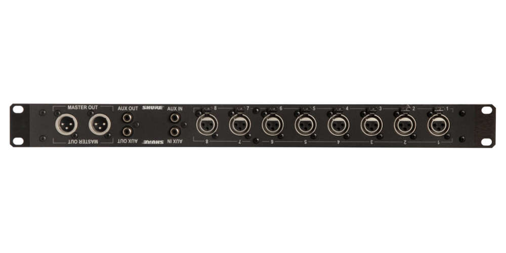 Shure RKC800 Rack Panel - Shure RKC800 Rack Mountable XLR Expansion Kit for Shure SCM800 and 810 Mixers