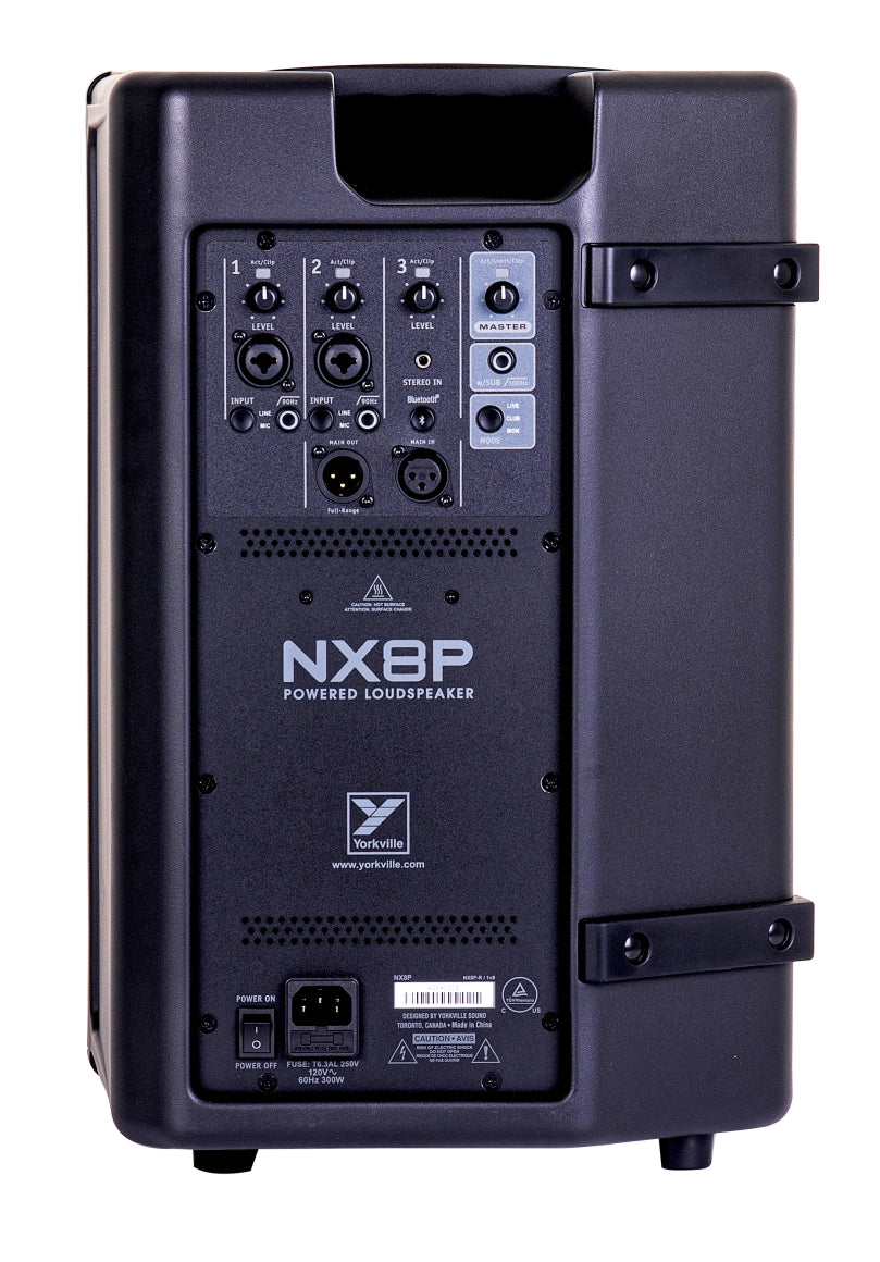 YORKVILLE NX8P - 2600 W Peak Power (1000 W Program) 8” LF Driver and 1” HF Driver