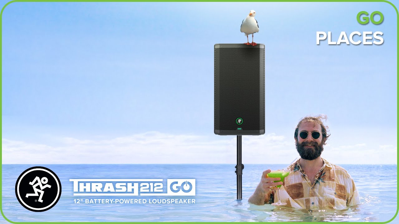 MACKIE Thrash212 GO - 12" 300W Battery-Powered Loudspeaker