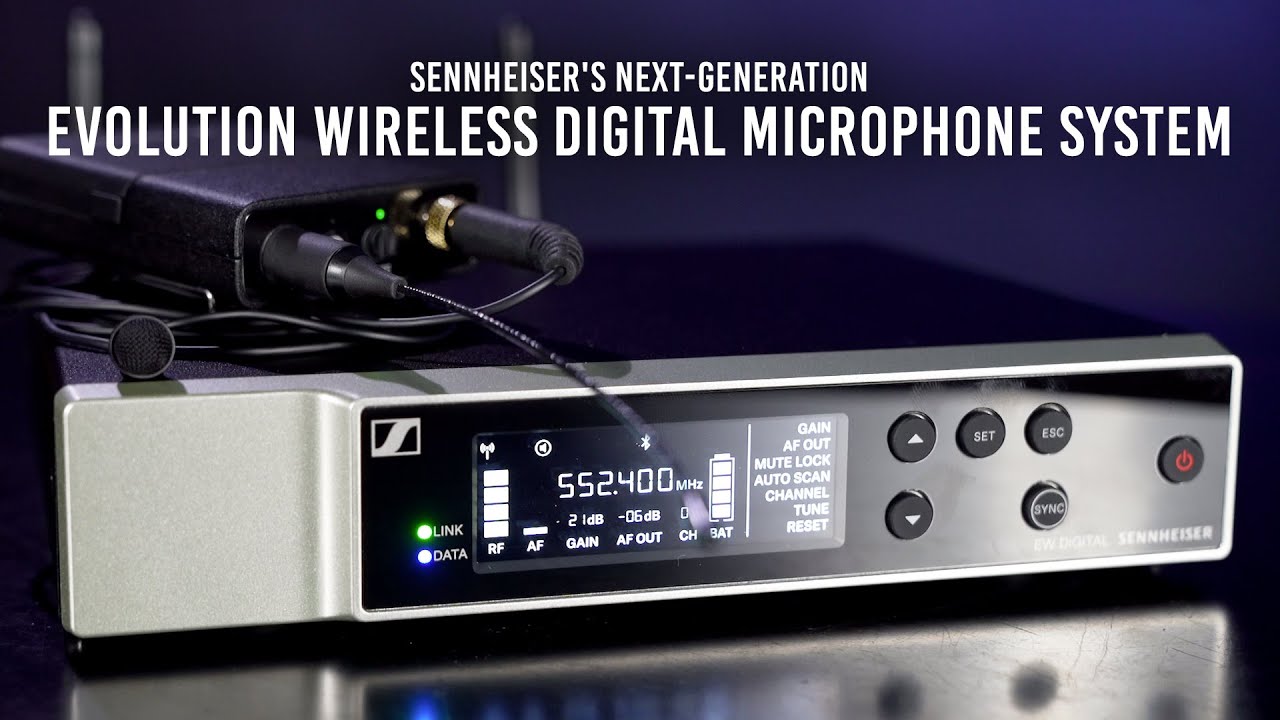 SENNHEISER EW-D SKM Base Set - digital wireless receiver and handheld transmitter to use with Evolution heads.