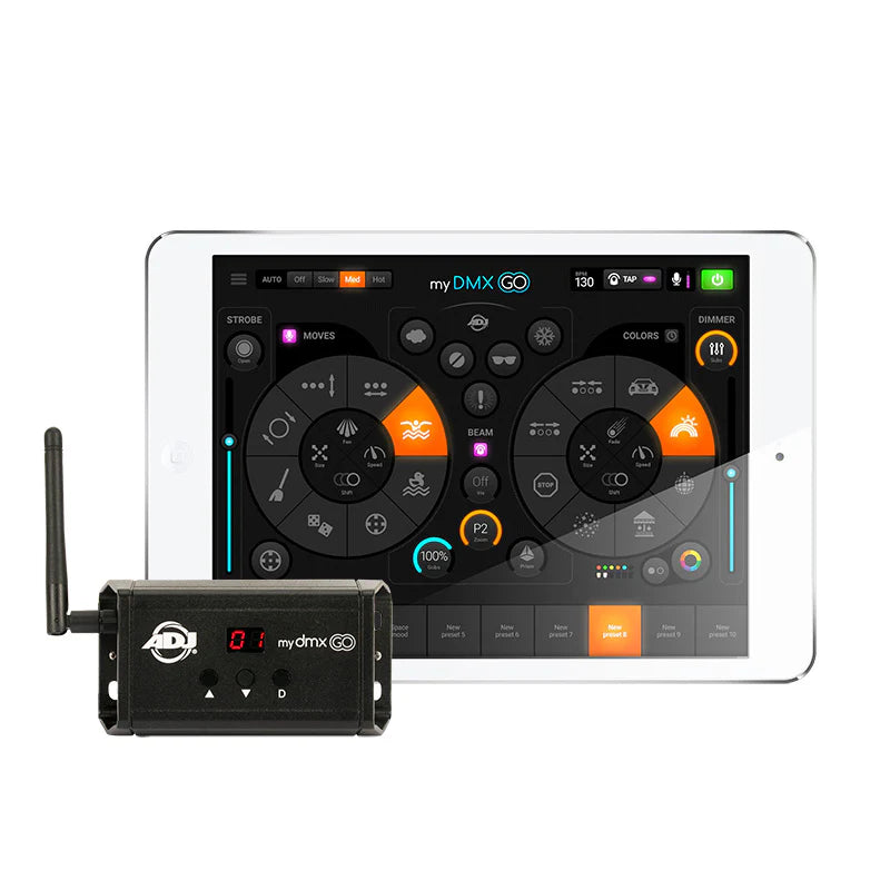 MYDMX-GO - DMX - Lighting Control APP for iPad, Android or Amazon Fire