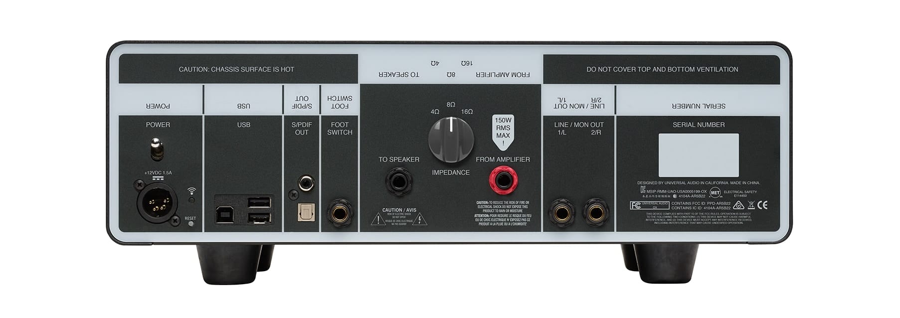 UNIVERSAL AUDIO VOLT-UAOX - load box and guitar recording system