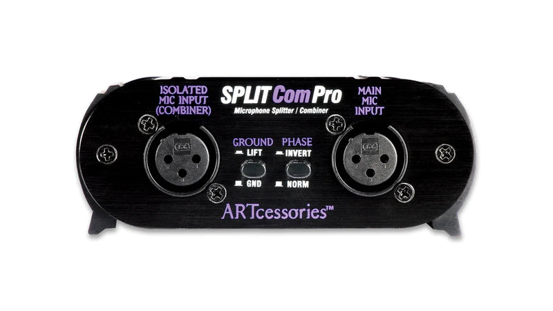 ART ProAudio SPLITCOMPRO 2-WAY MIC SPLITTER / COMBINER - ART SPLITCom Pro Microphone Splitter and Combiner