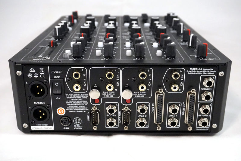 PLAY DIFFERENTLY MODEL-1.4 ((BY ALLEN & HEAT) - Premium Ultracompact 4 Channel Analog DJ Mixer