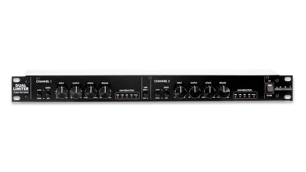 ART ProAudio DUALLIMITERAZ COMPRESSOR/LIMITER 230V - ART DUALLIMITER Dual Limiter Two-Channel PWM Compressor/Limiter