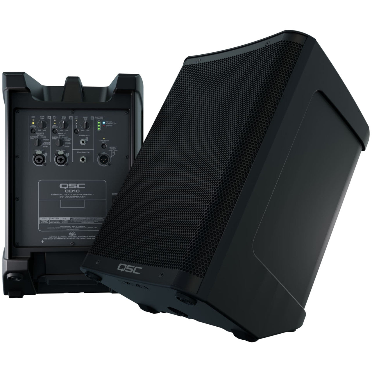 QSC CB10 - Compact, battery-powered loudspeaker system
