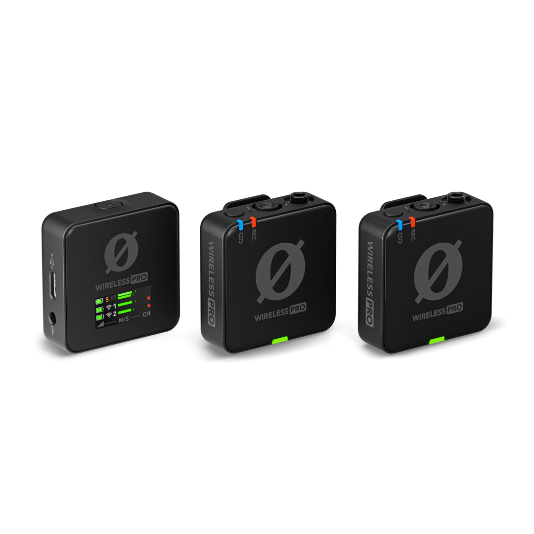 RODE WIRELESS PRO - Dual-channel compact wireless microphone system