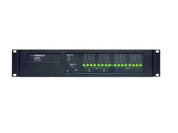 ne8800t - Ashly NE8800T 8x8 Protea DSP Audio System Processor with Dante Option card