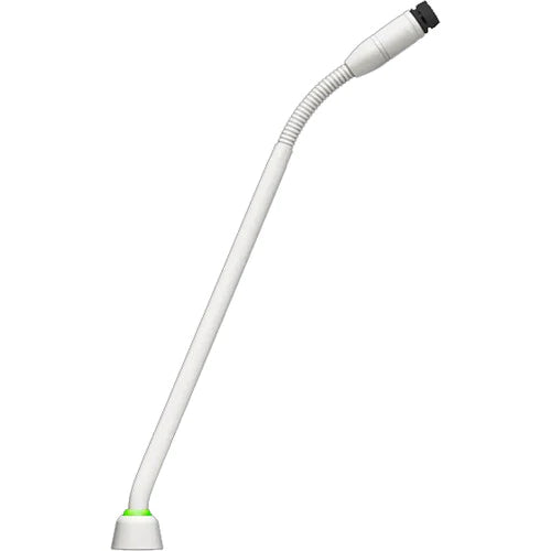 Shure MX410WLP/N Microphone Gooseneck - Shure MX410WLP/N 10" Gooseneck Mic with No Capsule No Preamp & 2-Color LED Ring on Bottom - White
