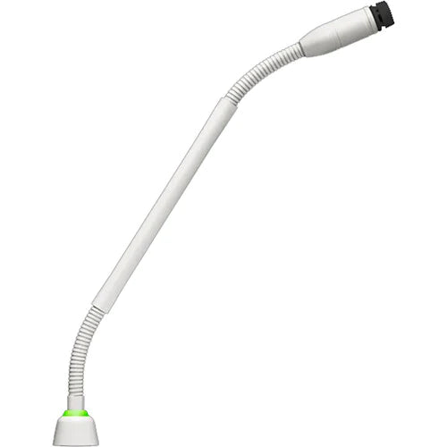 Shure MX410WLPDF/N Microphone Gooseneck - Shure MX410WLPDF/N 10" Dualflex Gooseneck Mic with No Capsule No Preamp & 2-Color LED Ring on Bottom - White