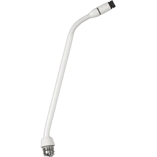 Shure MX410WRLP/N Microphone Gooseneck - Shure MX410WRLP/N 10" Gooseneck Mic with No Capsule No Preamp & Red LED Ring on Top - White