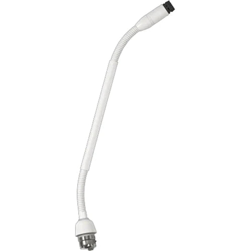 Shure MX410WRLPDF/N Microphone Gooseneck - Shure MX410WRLPDF/N 10" Dualflex Gooseneck Mic with No Capsule No Preamp & Red LED Ring on Top - White