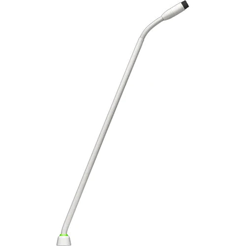 Shure MX415WLP/N Microphone Gooseneck - Shure MX415WLP/N 15" Gooseneck Mic with No Capsule No Preamp & 2-Color LED Ring on Bottom - White