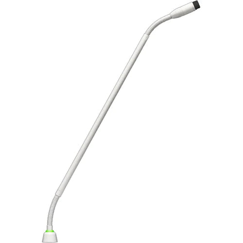 Shure MX415WLPDF/N Microphone Gooseneck - Shure MX415WLPDF/N 15" Dualflex Gooseneck Mic with No Capsule No Preamp & 2-Color LED Ring on Bottom - White