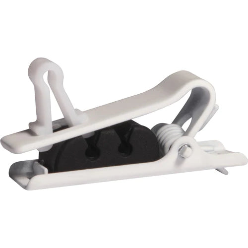 Shure RPM40STC/W Microphone Tie Clip - Shure RPM40STC/W Single Tie Clip for TwinPlex Lavalier Microphones 3-Pack - White