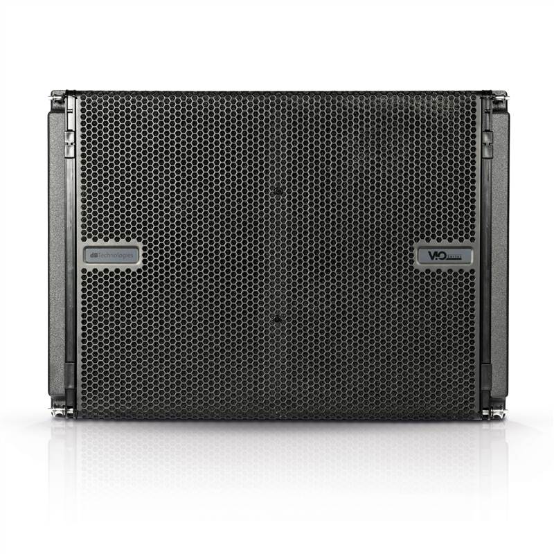 VIO-S118 - 18'' FLYABLE ACTIVE HORN-LOADED SUBWOOFER 1600W RMS DIGIPRO® G4 AMPLIFIER 139 dB MAX SPL