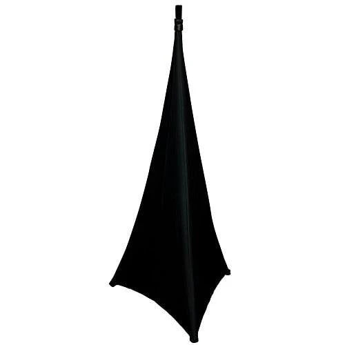 PRO-X- X-SP2SC-BLX2 - ProX X-SP2SC-BLX2 2 Pack Lycra Cover Scrim for Speaker Tripod or Lighting Stand 2 Sided - Black