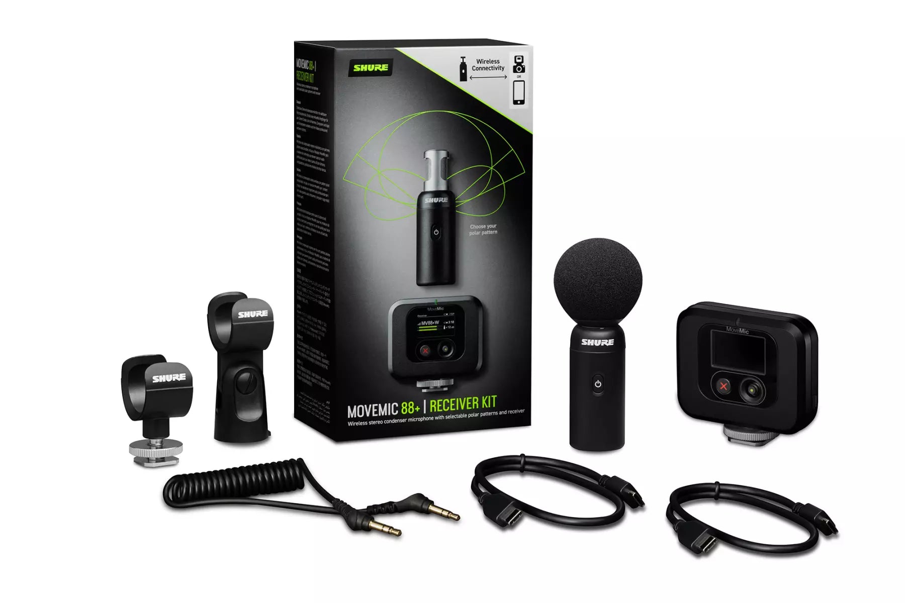 SHURE MoveMic 88+KIT - Wireless stereo smart phone kit