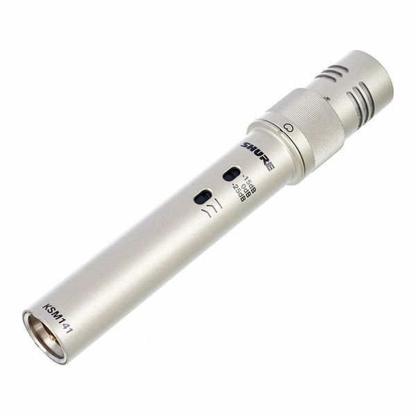 Shure KSM141/SL-STEREO - Stereo Pair of KSM141/SL with Windscreens & A27M