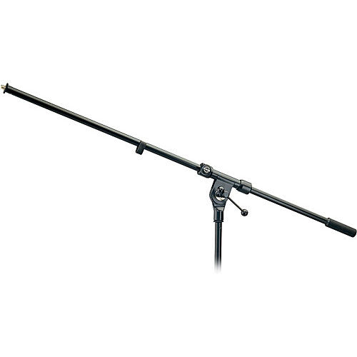 K&M 211-BLACK Stand Mic - K&M 211 One-Piece Boom Arm with 3/8" Thread (Black)