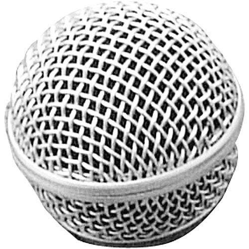 ON STAGE SP58 - On-Stage SP58 - Replacement Steel Mesh Grille for Round Capsule Handheld Microphones (Matte Grey)