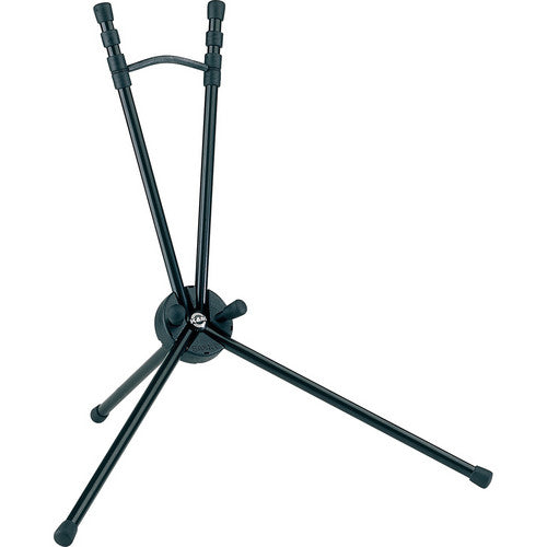 K&M 14350-BLACK Stand Instrument - K&M 14350-000-55 Saxxy Stand (Bb Tenor Saxophone, Black)