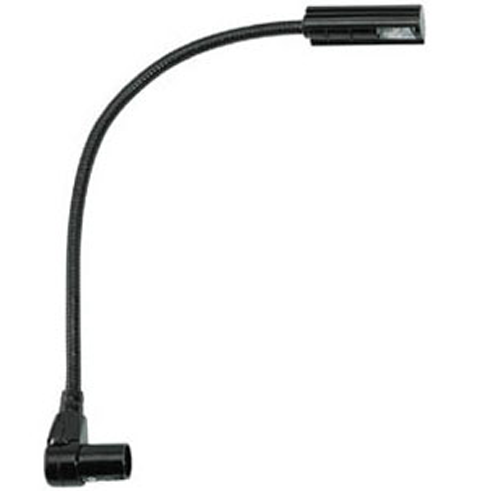 LITTLITE 12XR-HI 12" Individual detachable gooseneck lamp with right angle 3 pin XLR connector, high intensity.