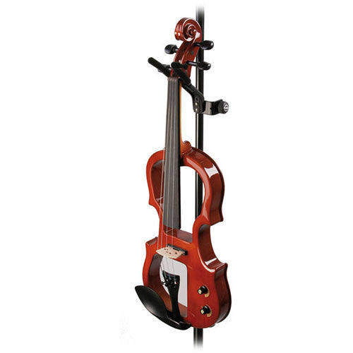 K&M 15580-BLACK Stand Instrument - K&M 15580.000.55 Violin Holder (Black)