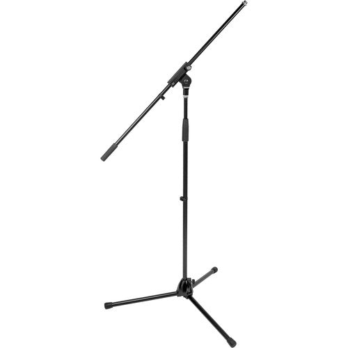 K&M 21070-BLACK Stand Mic - K&M 21070 Tripod Microphone Stand with 32" Boom (Black)