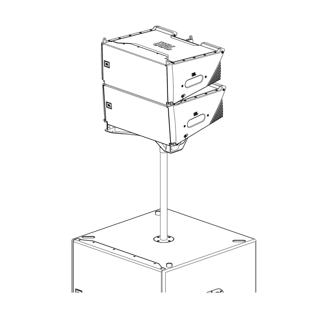 JBL SRX906LA-BP - Base Plate for SRX906LA