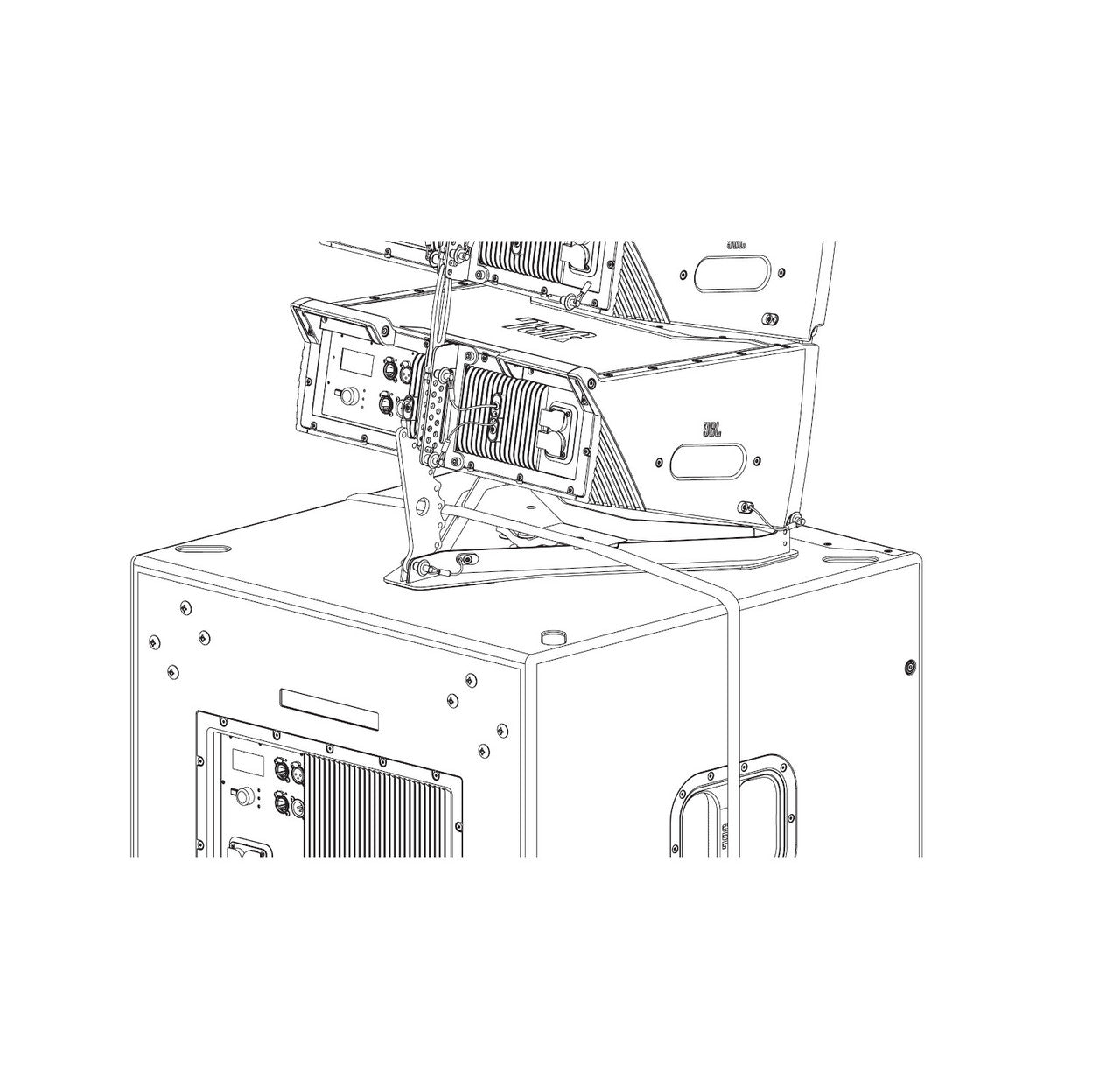 JBL SRX910LA-BP - Base Plate for SRX910LA