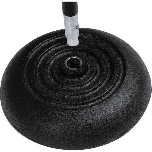 ON STAGE MS7201QTR - On-Stage MS7201QTR Quarter-Turn Round Base Threadless Microphone Stand (Black)