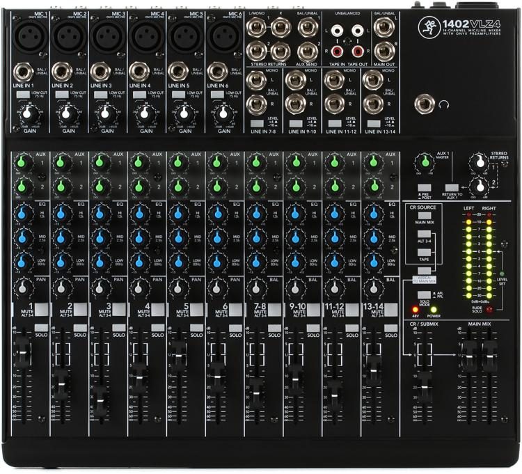 MACKIE 1402VLZ4 - Studio grade 14-channel mixer