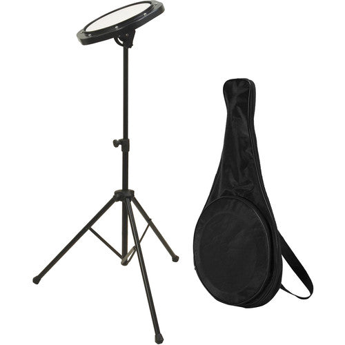 ON STAGE DFP5500 - On-Stage Drum Practice Pad with Stand & Bag